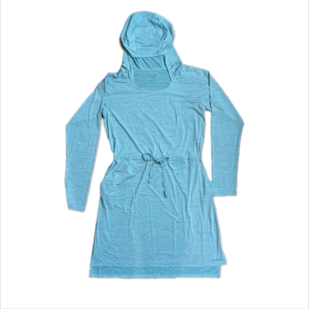 ExOfficio Sol Cool Kaliani Dress Small BugsAway UPF 50 Travel Hiking Sun Hoodie